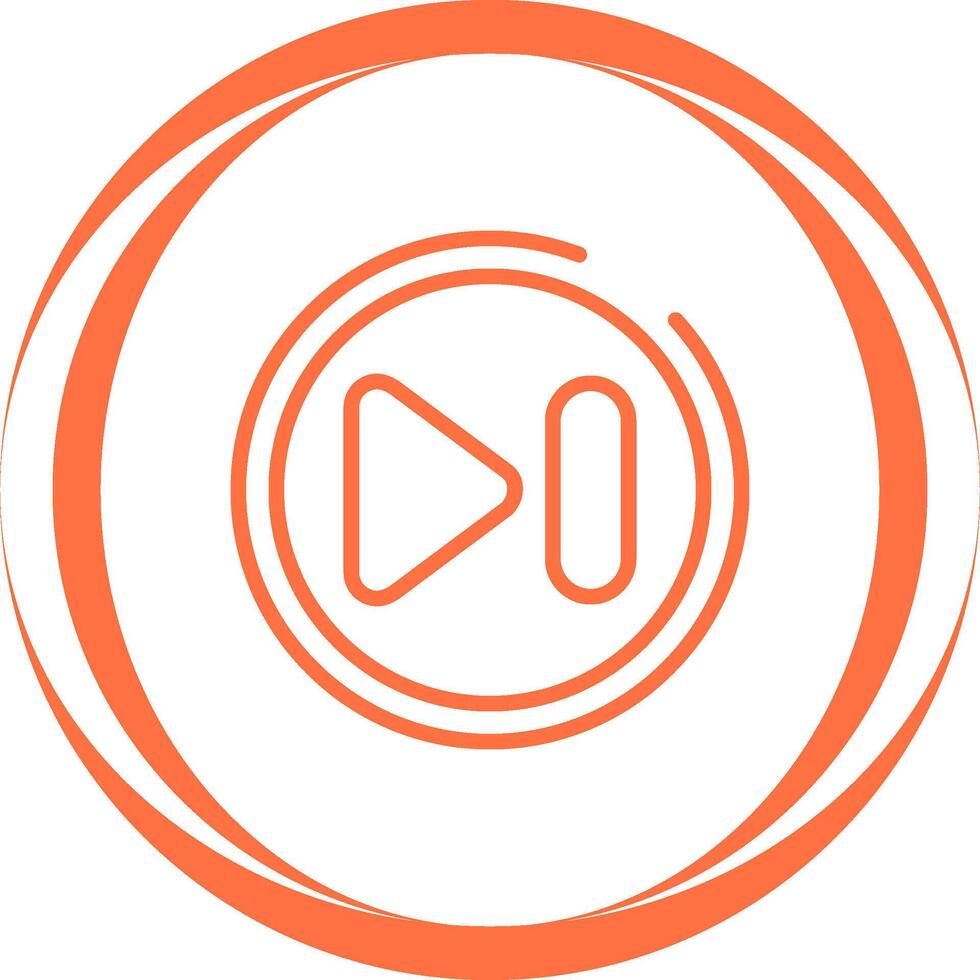 Next Track Button Vector Icon