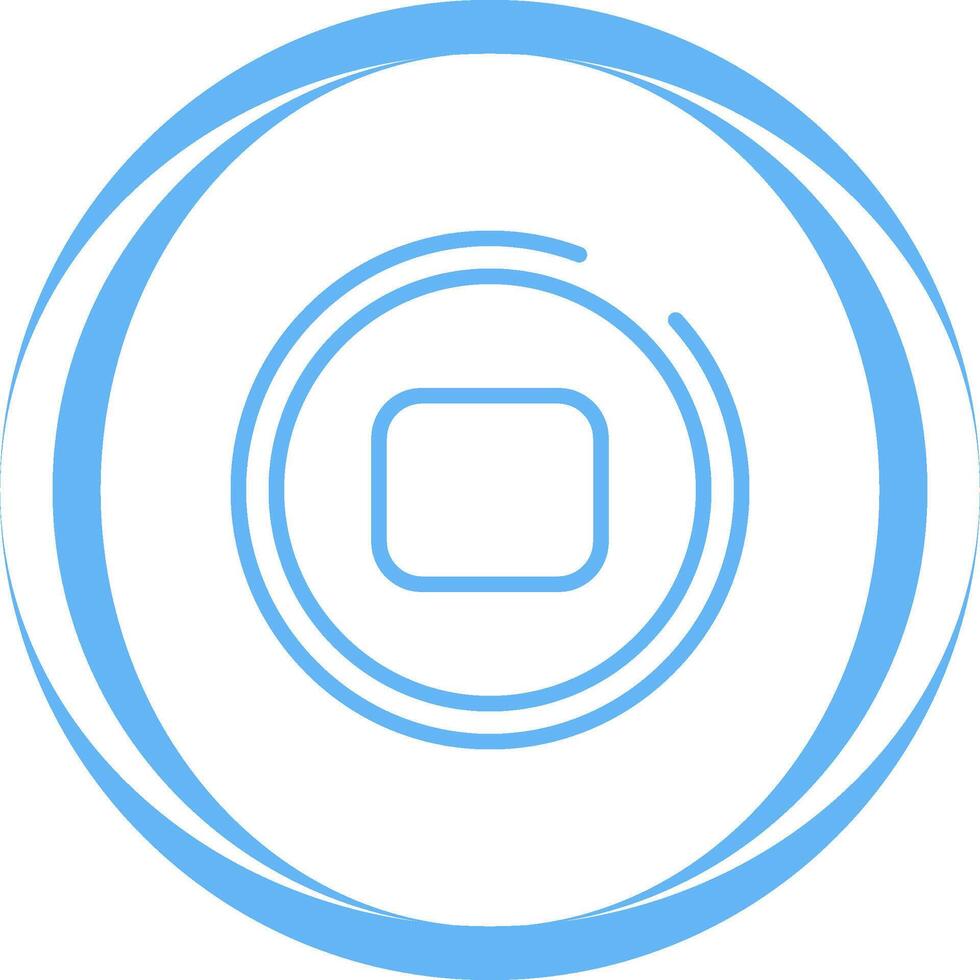 Stop Button Vector Icon