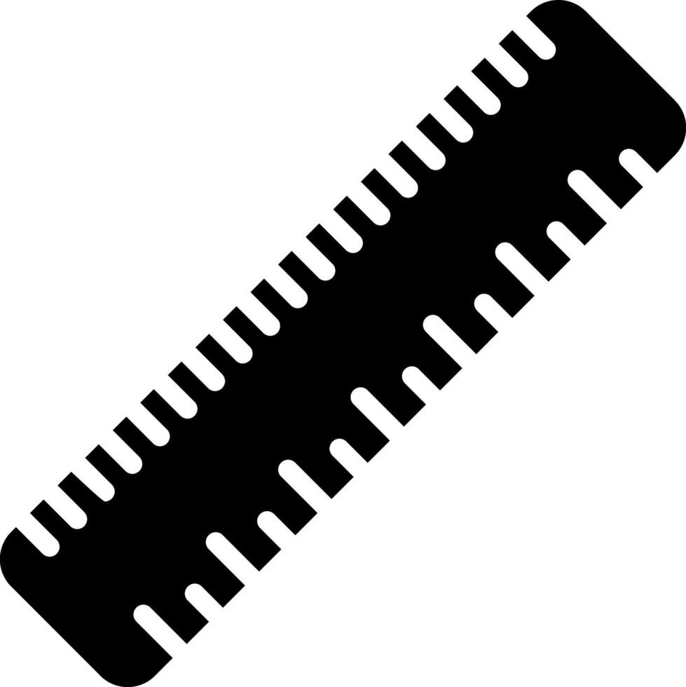 Straight Ruler Vector Icon