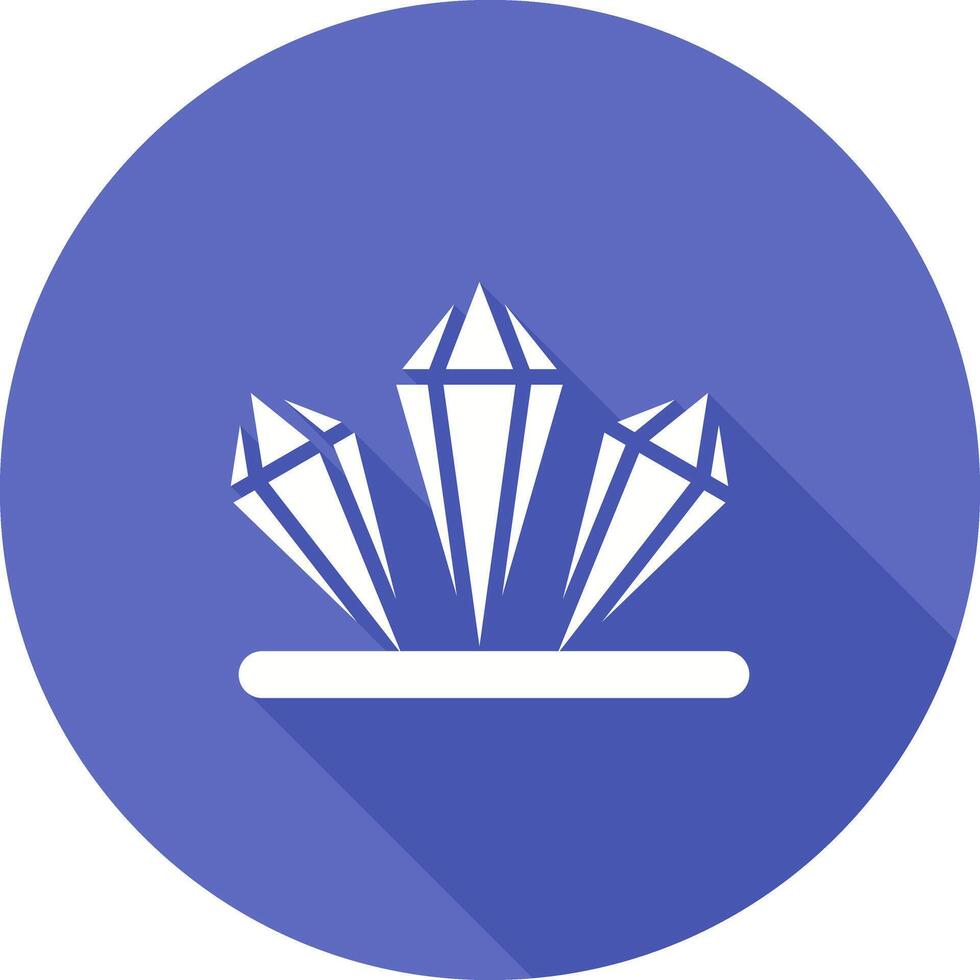 icono de vector de cristal