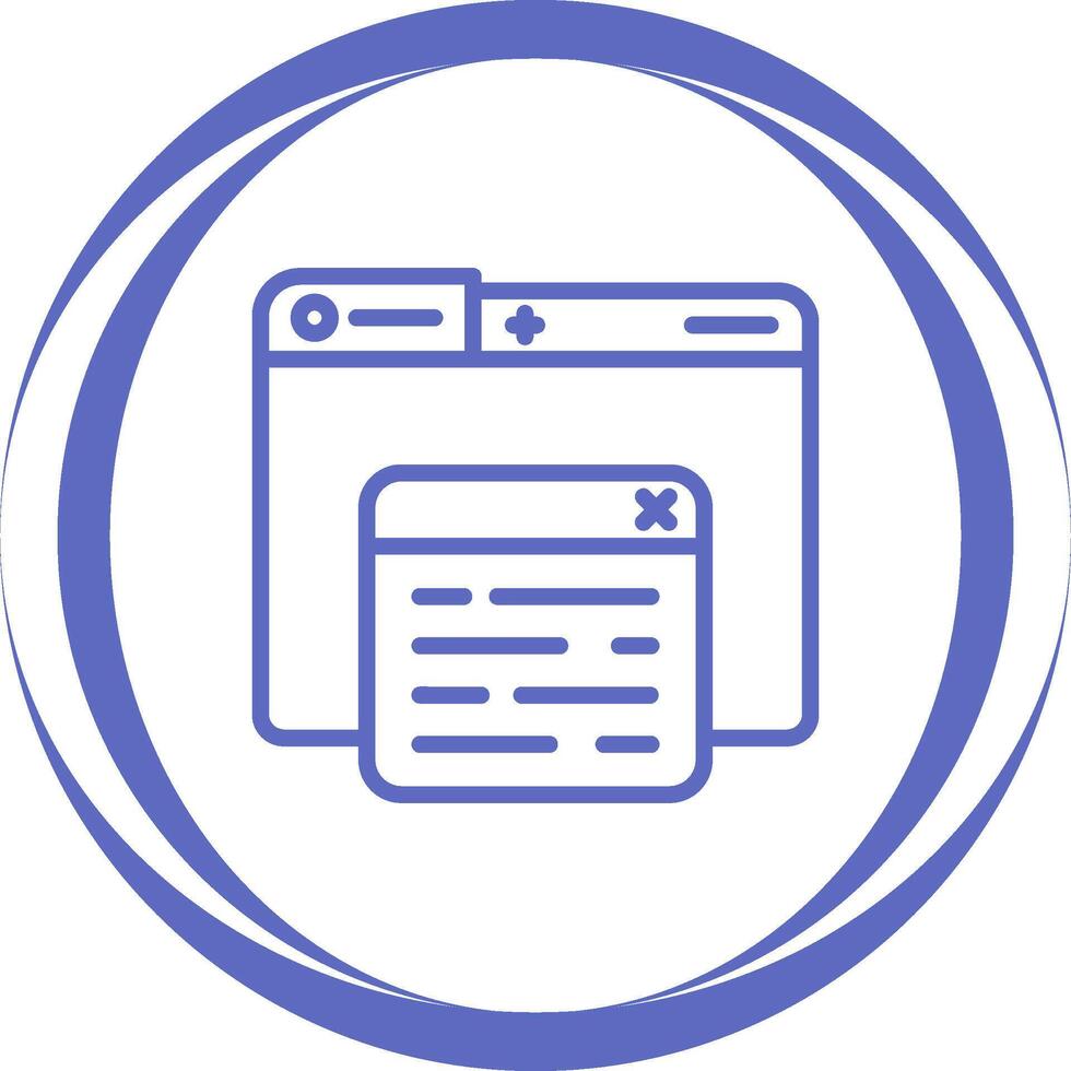 Pop Up Vector Icon