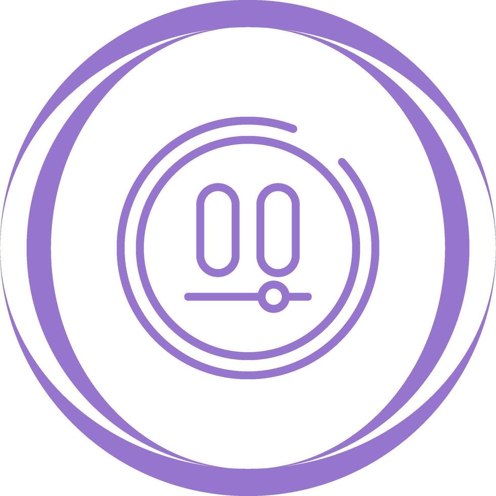 Video Pause Button Vector Icon
