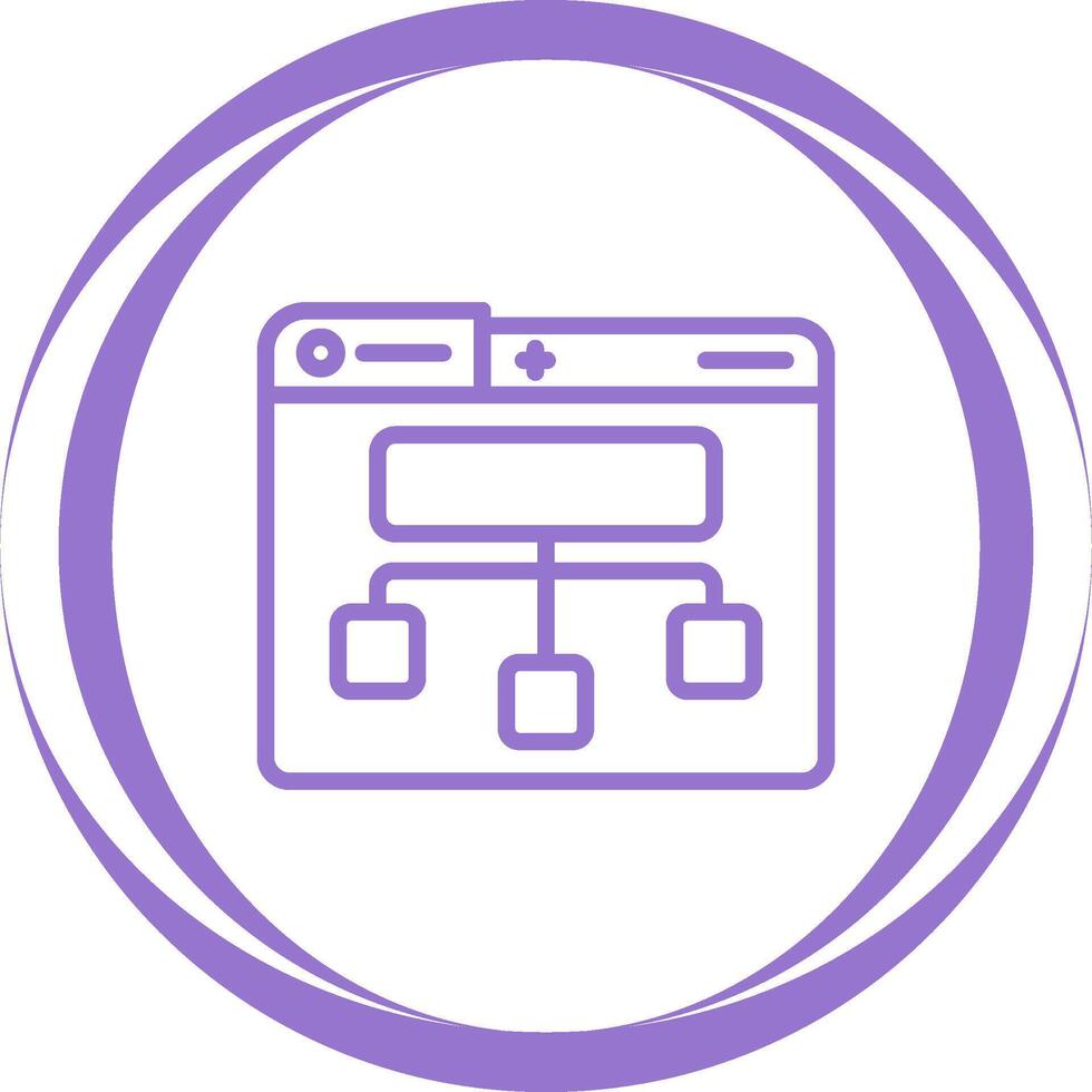 Site Map Vector Icon