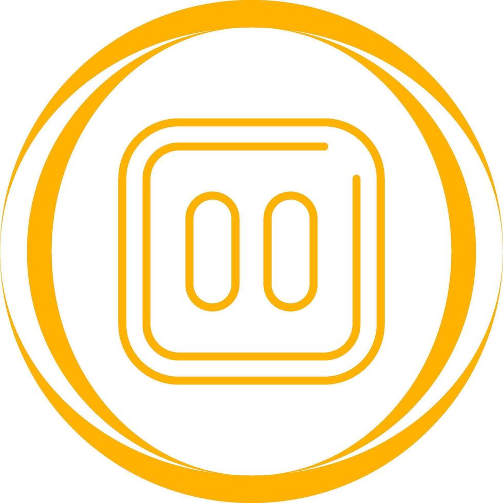 Pause Sqaure Vector Icon