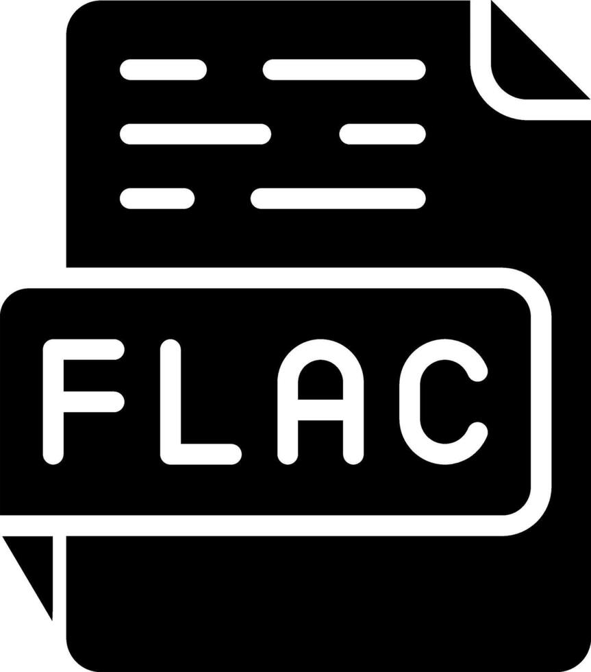 flac vector icono