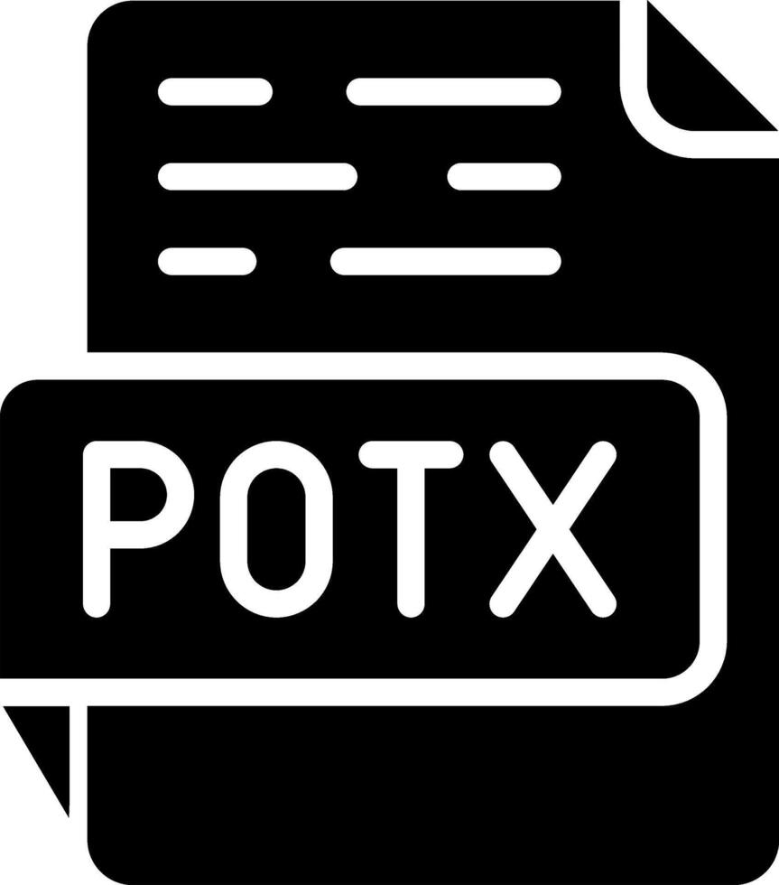 POTX Vector Icon