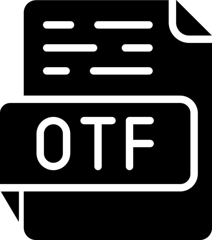 otf vector icono