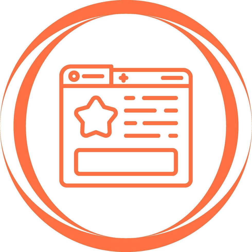 Favourite Page Vector Icon