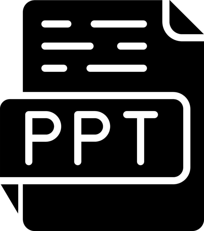 icono de vector de ppt