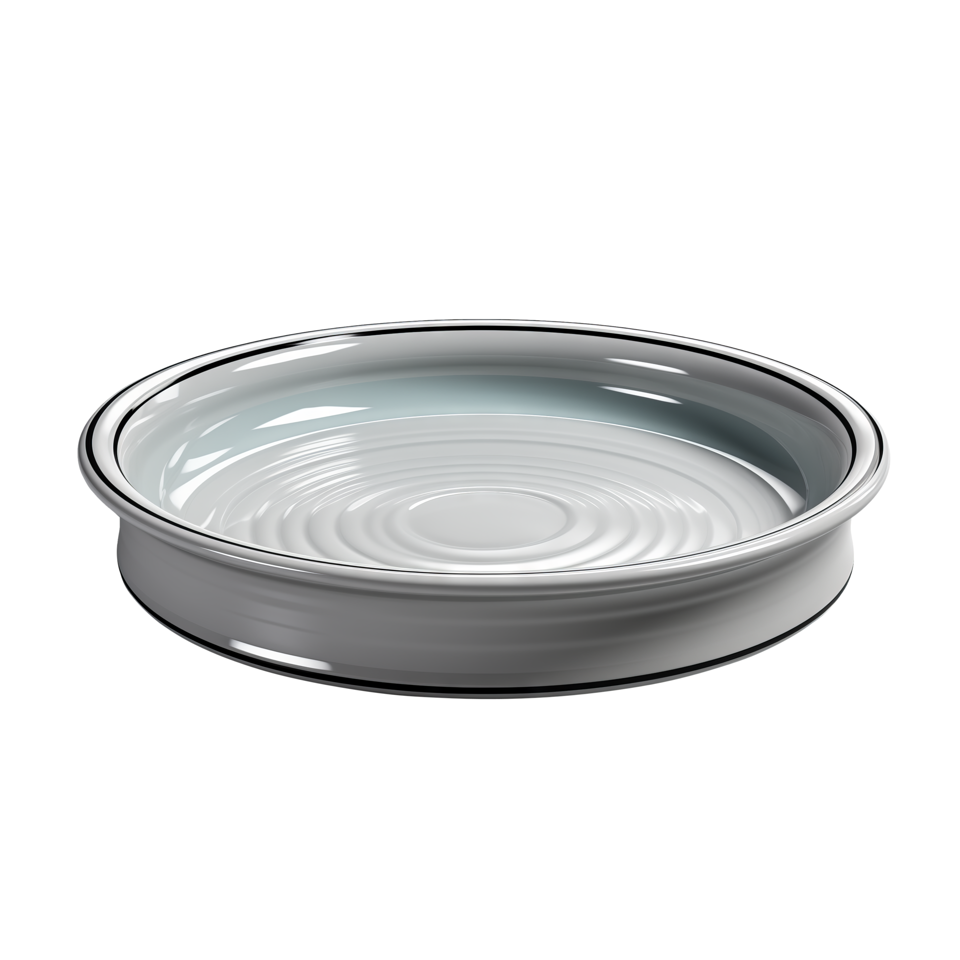 AI generated Empty Pie dish isolated on a transparent background
