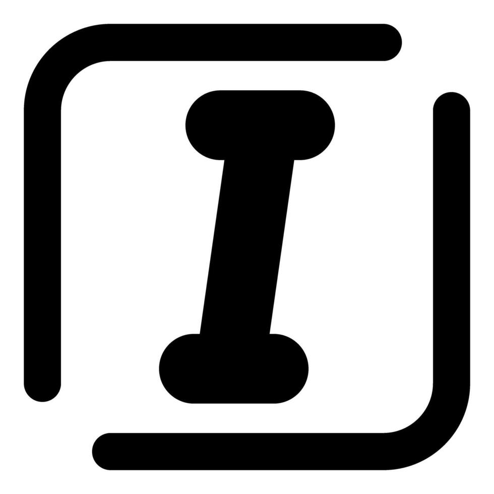 Italic Vector Icon