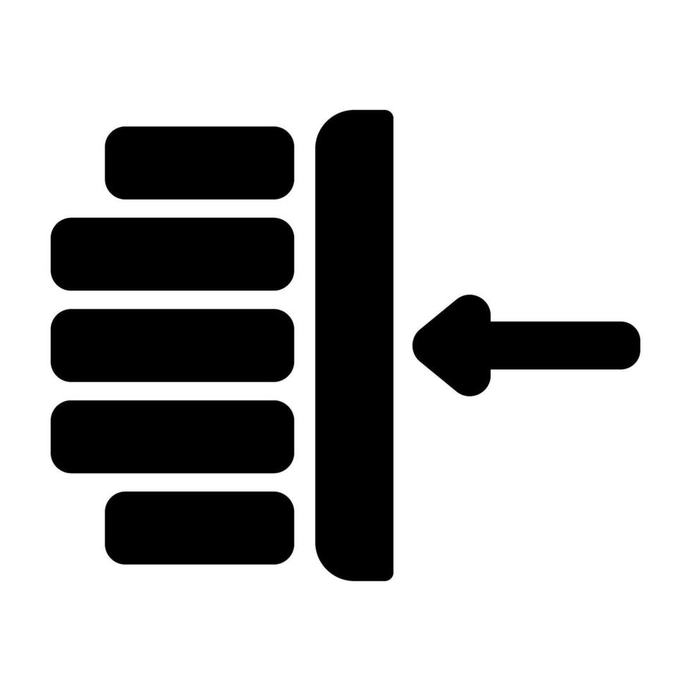 Margin Vector Icon