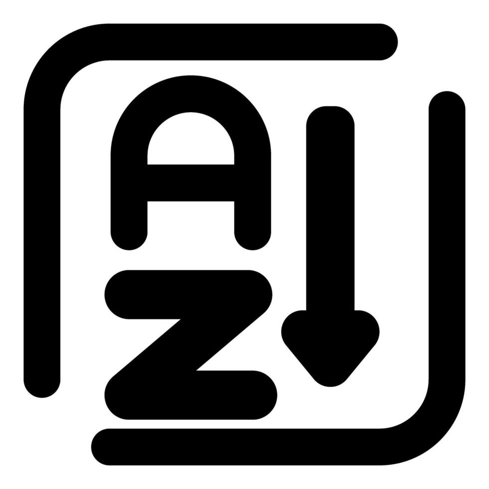 letras vector icono