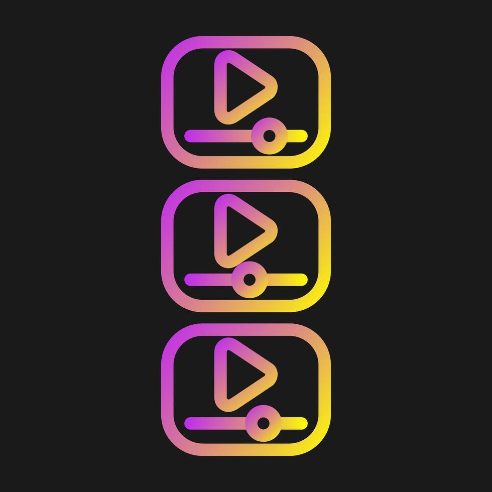 Videos Vector Icon