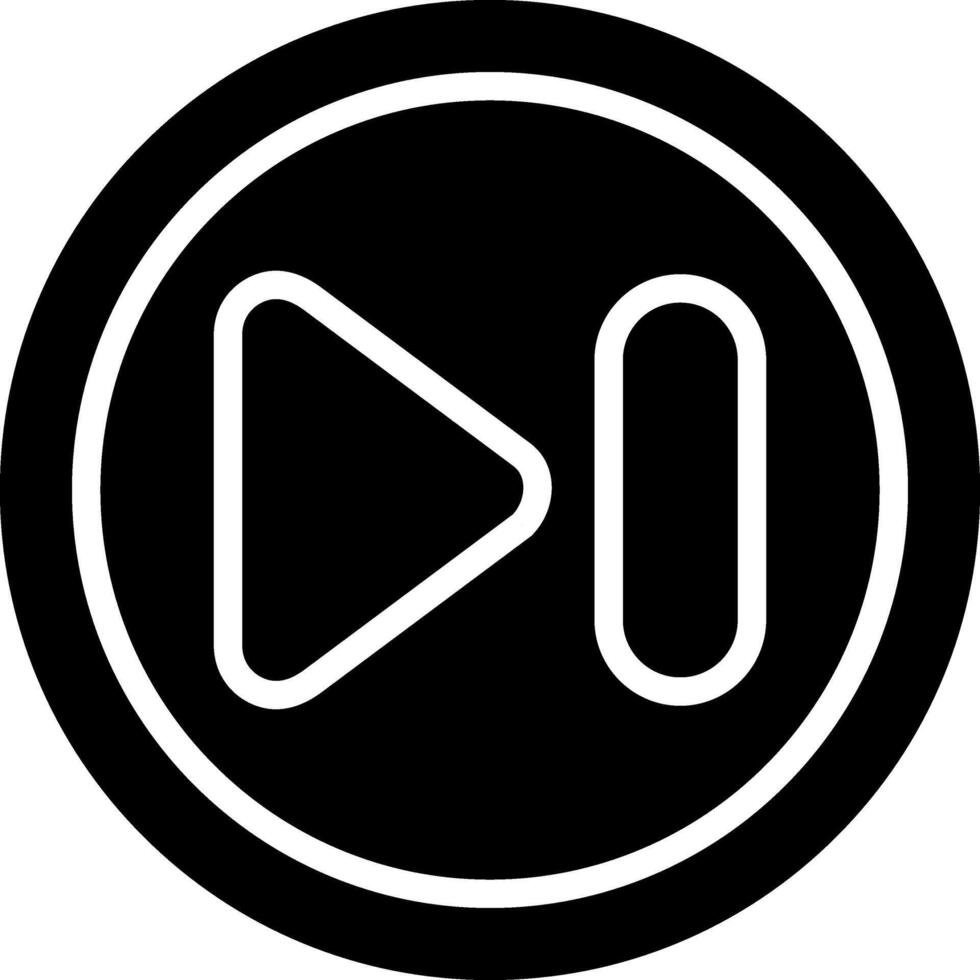 Next Track Button Vector Icon