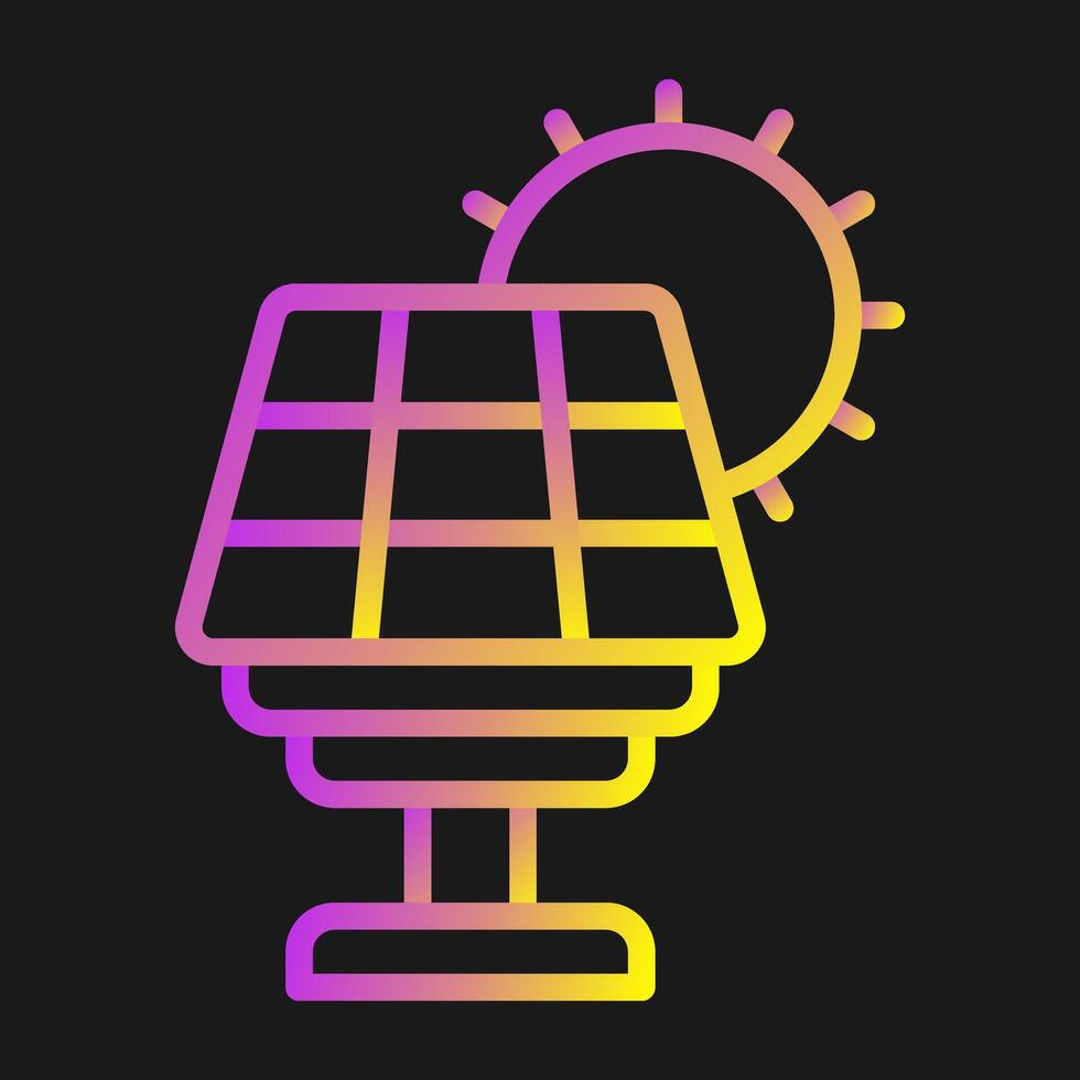 Solar Panel Vector Icon