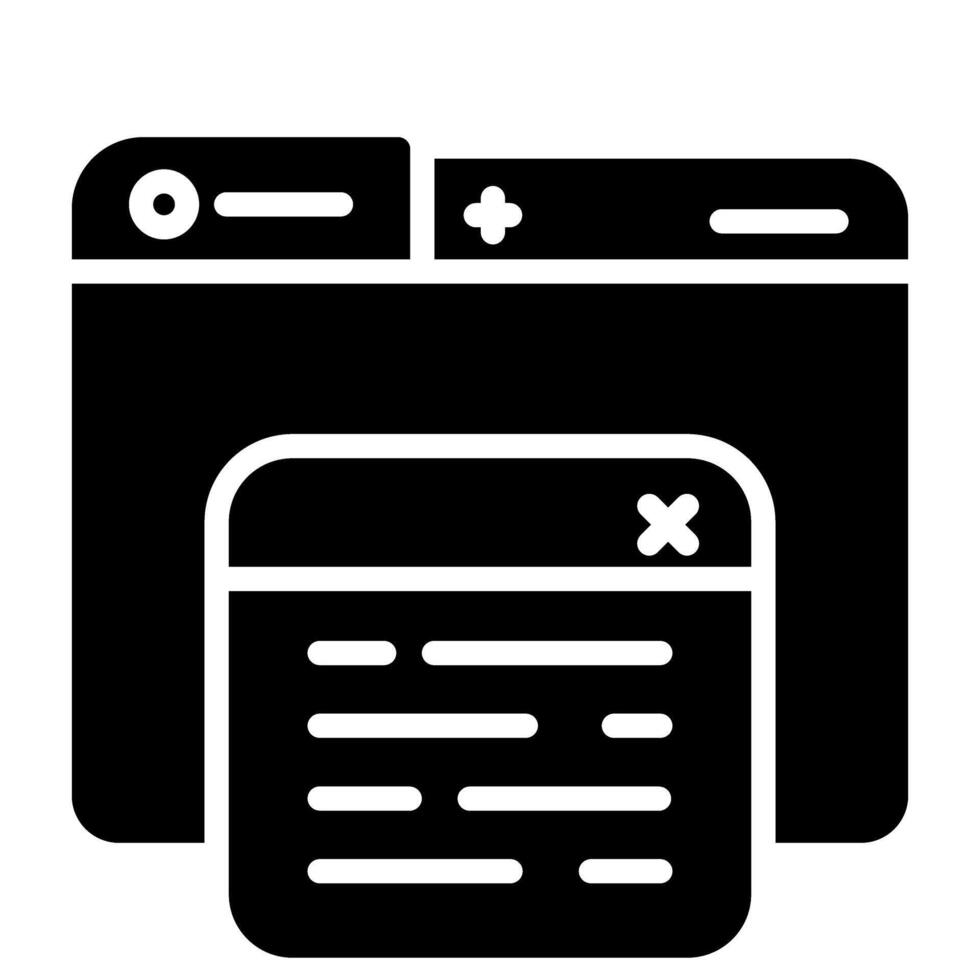 Pop Up Vector Icon