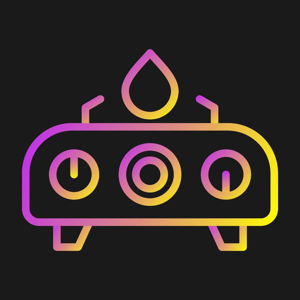 Electric Stove Vector Icon