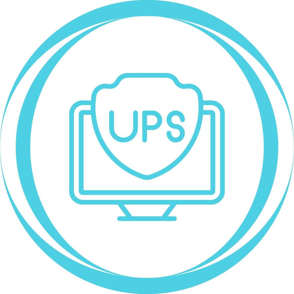 UPS vector icono