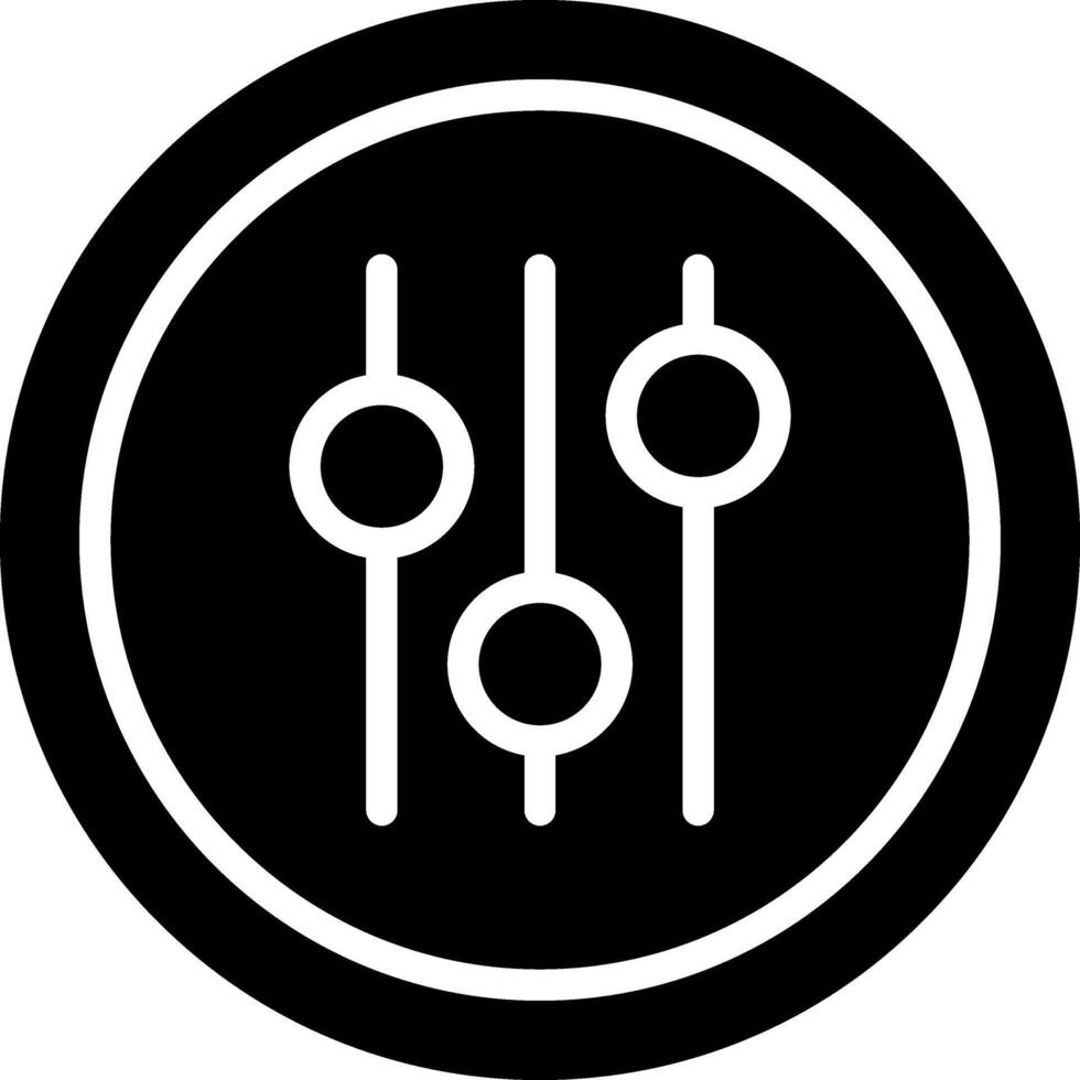 Audio Equalizer Vector Icon