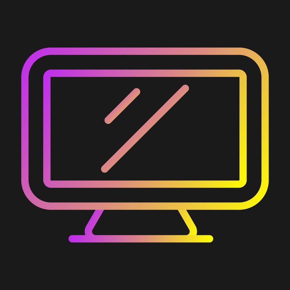 Computer Vector Icon