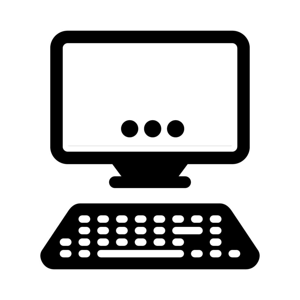 Desktop Vector Icon