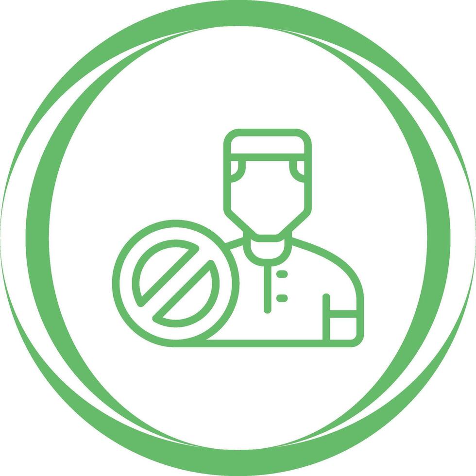 Block User Vector Icon