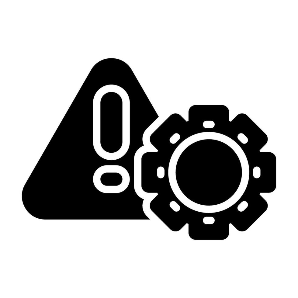 icono de vector de alerta