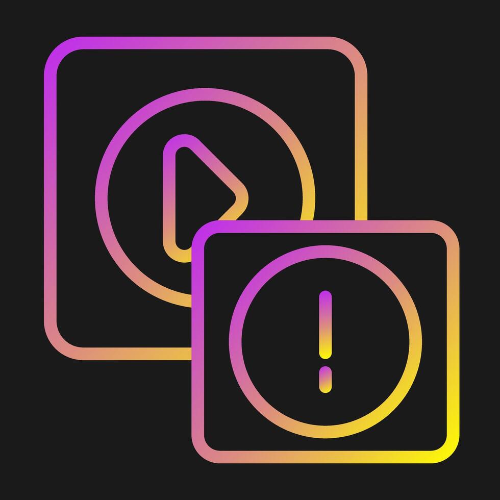 Error Vector Icon