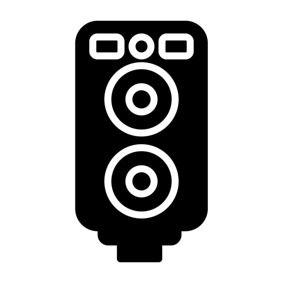 icono de vector de sistema de sonido