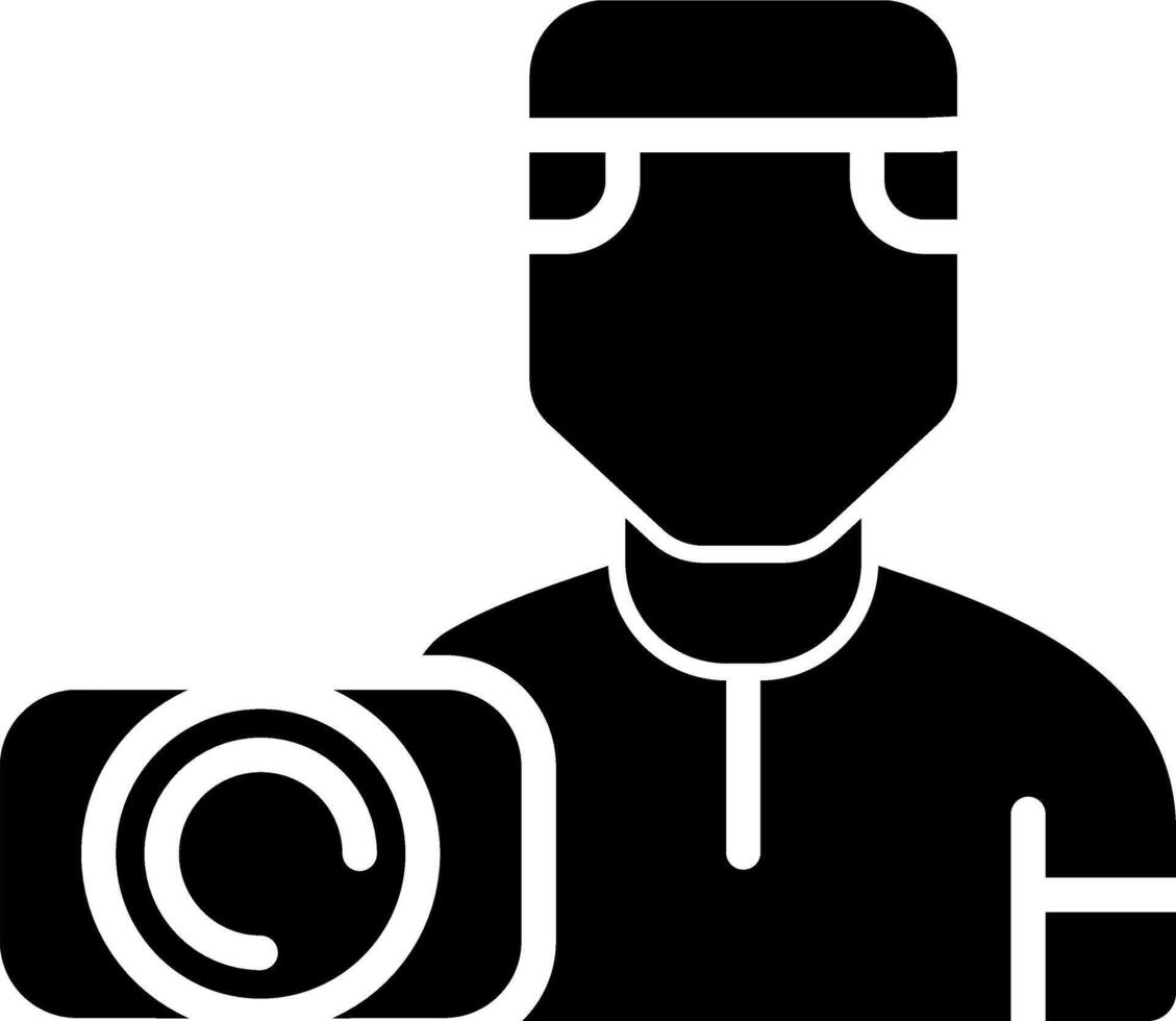 Camera man Vector Icon