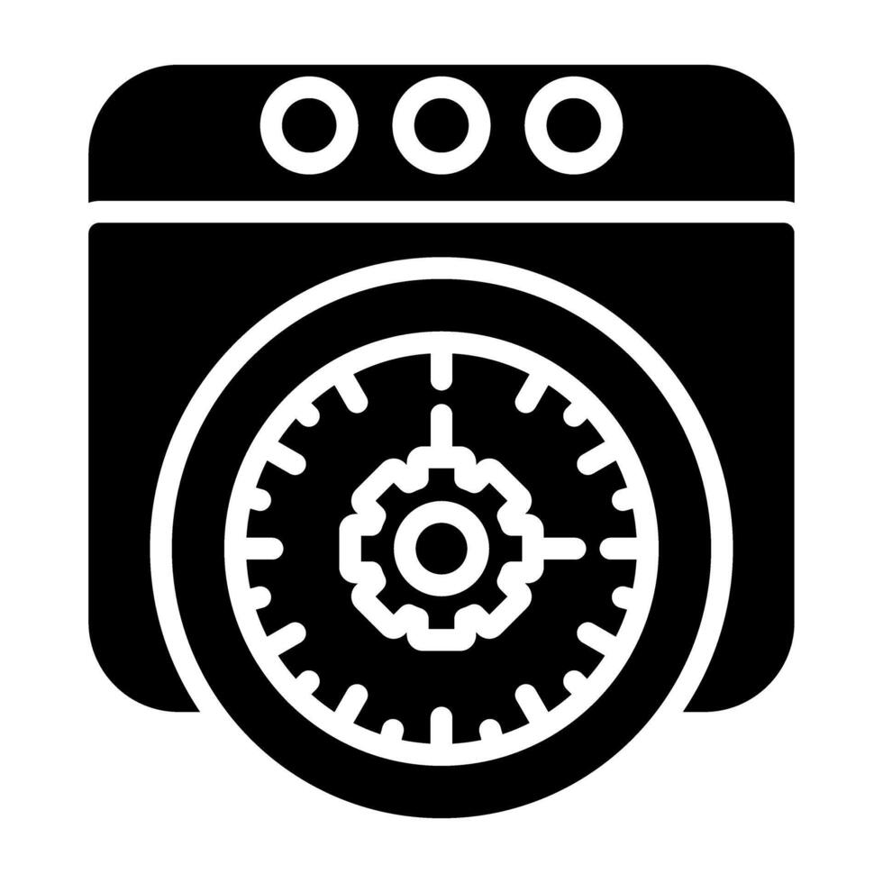 icono de vector de navegador web