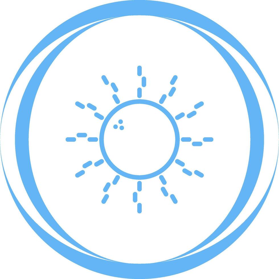 icono de vector de sol