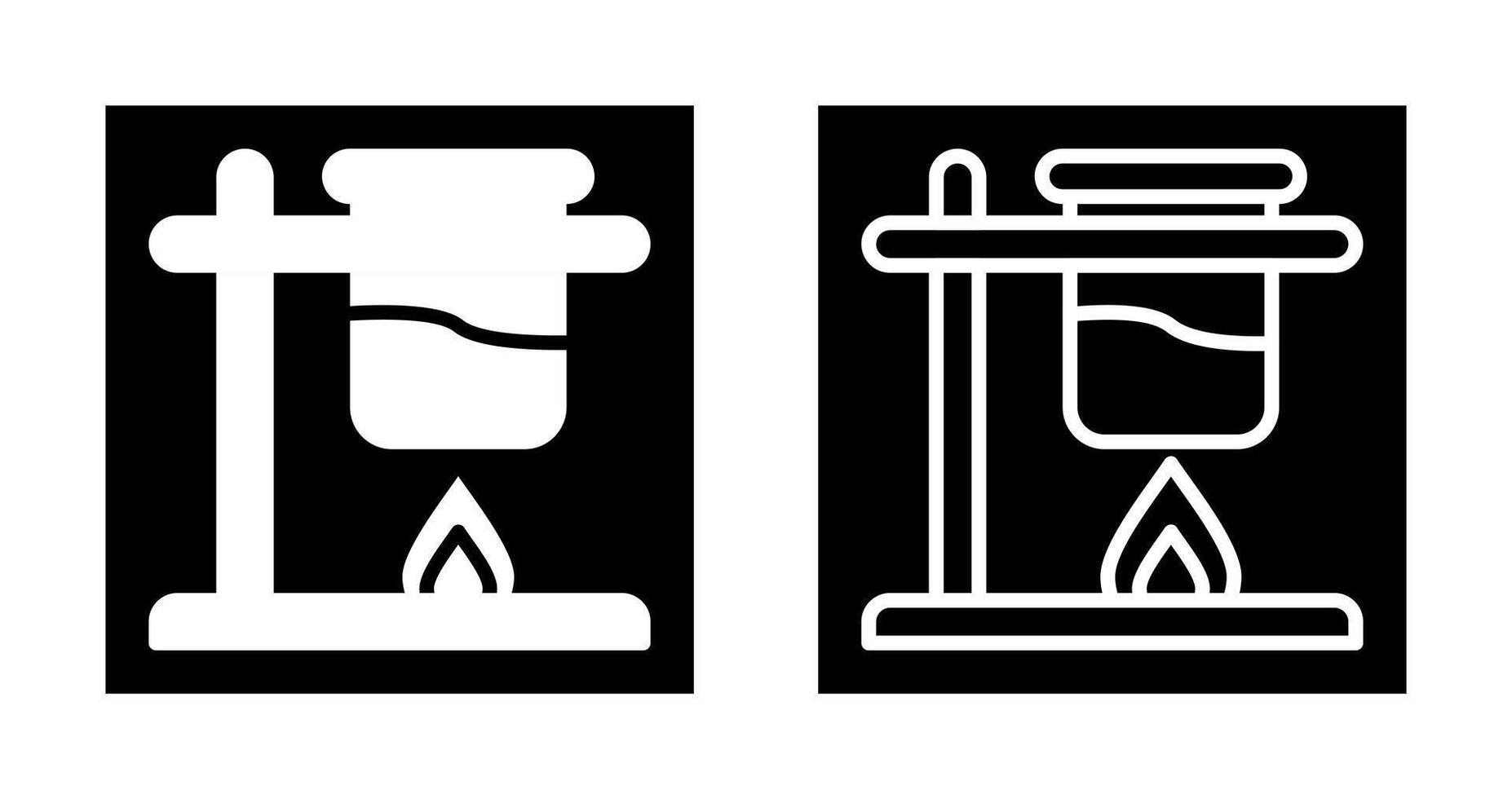 Bunsen Burner Vector Icon