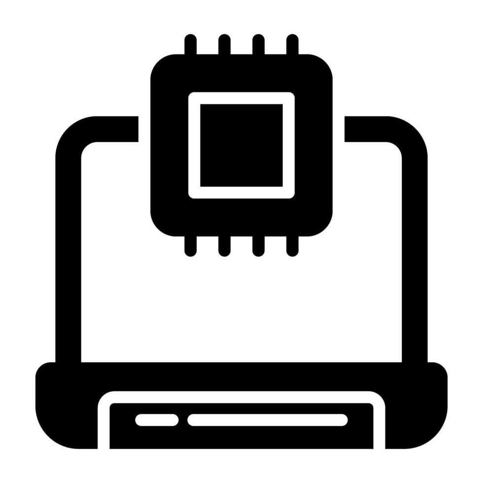 icono de vector de laptop