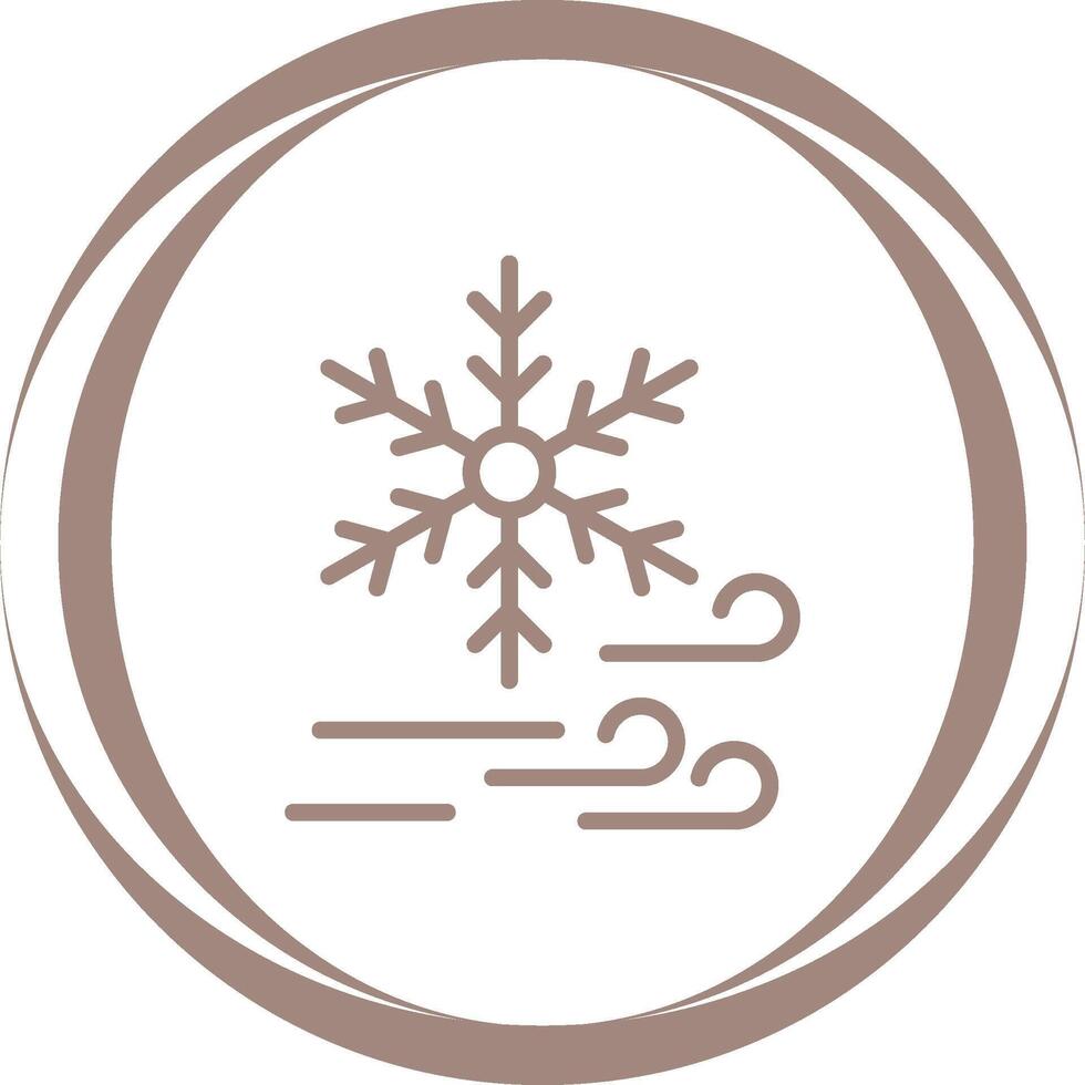 icono de vector de copo de nieve