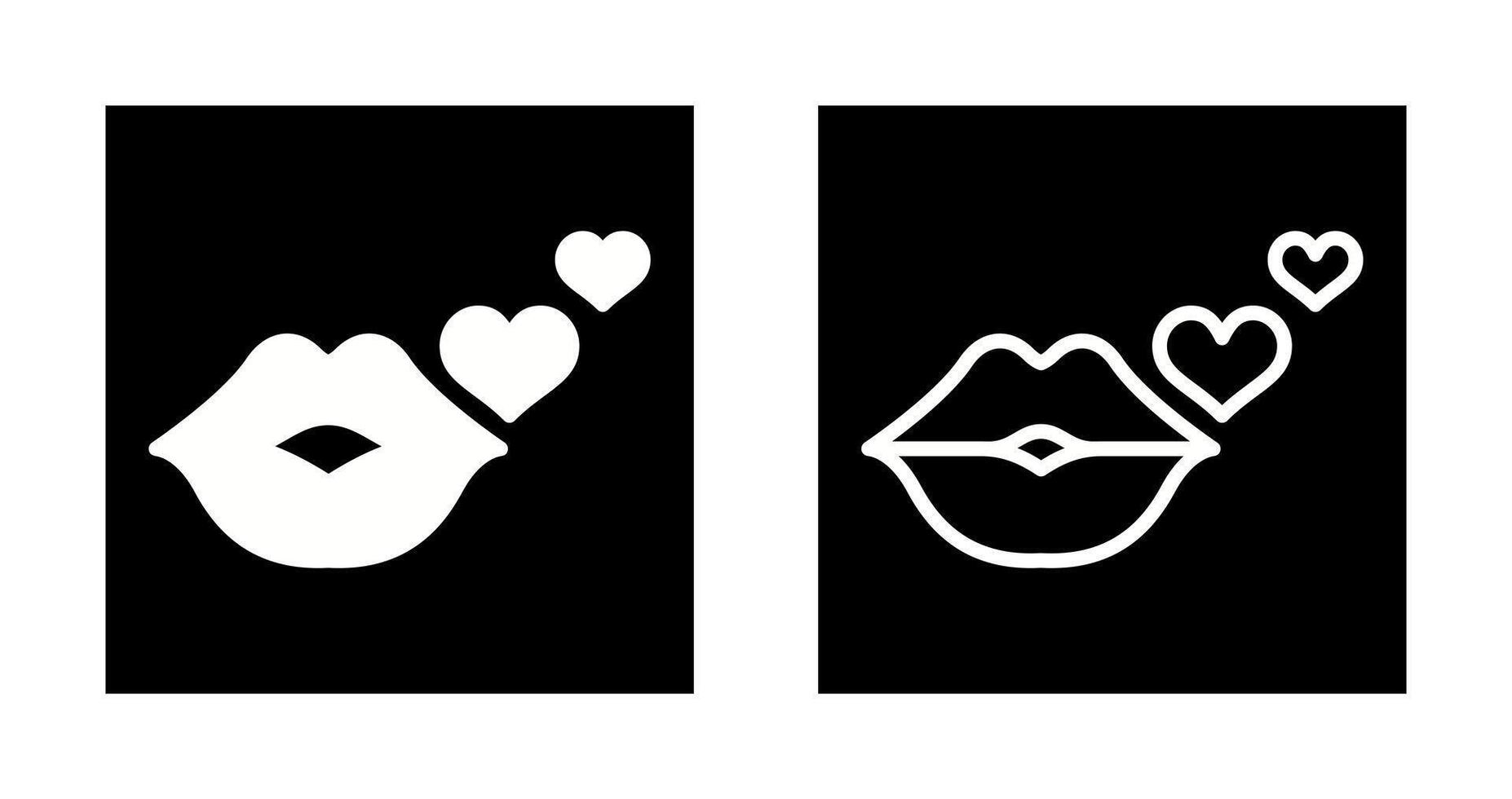 Kiss Vector Icon