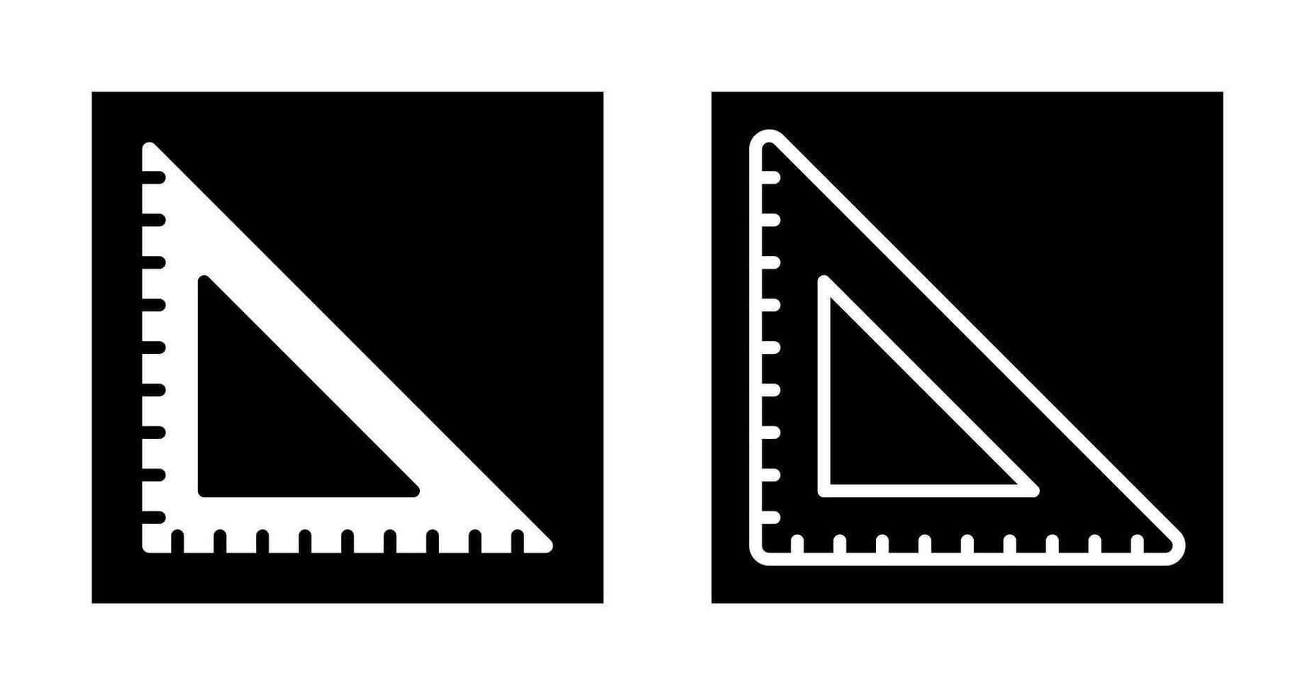 Set Square Vector Icon