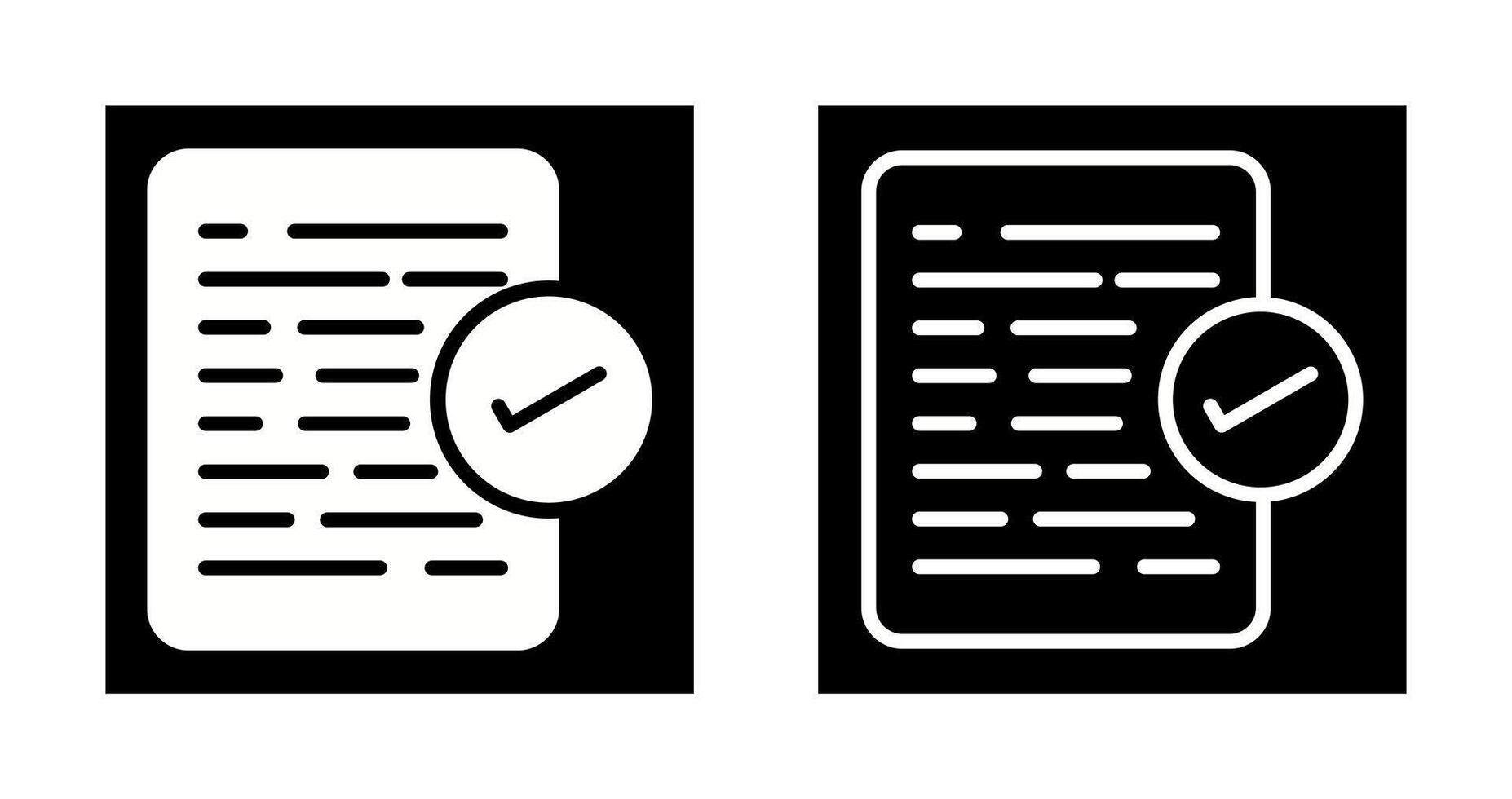 Document Approval Vector Icon