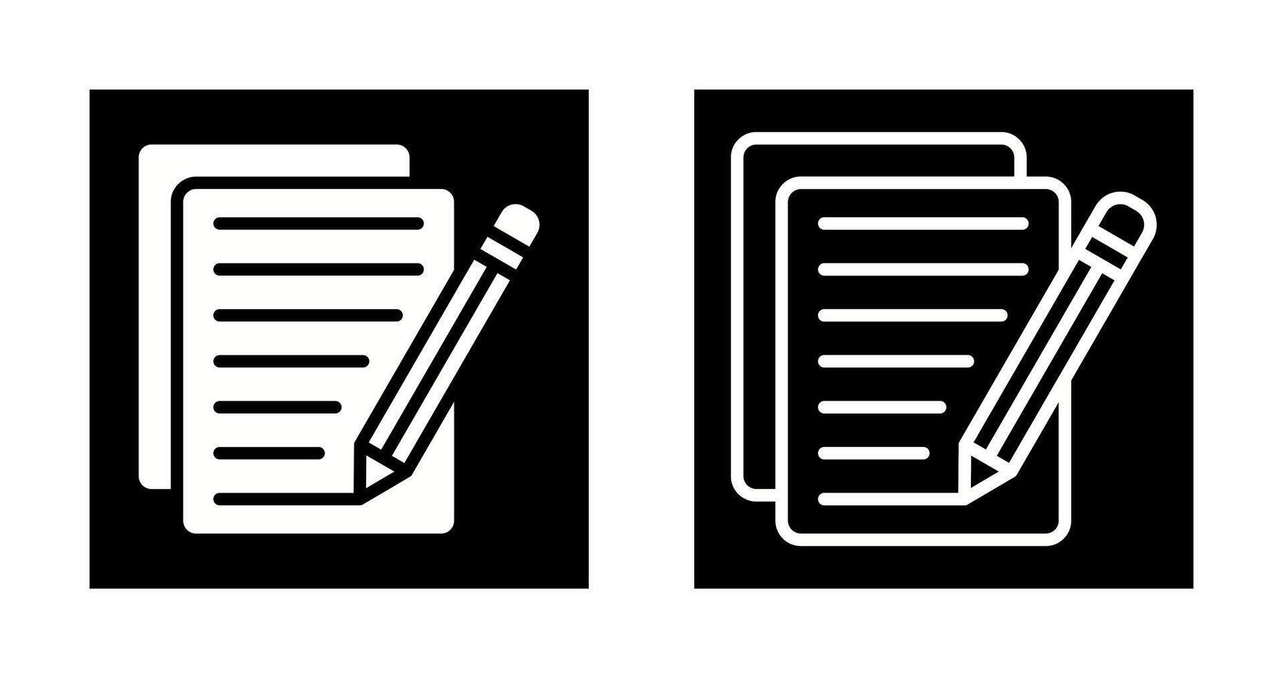 Document Edit Vector Icon