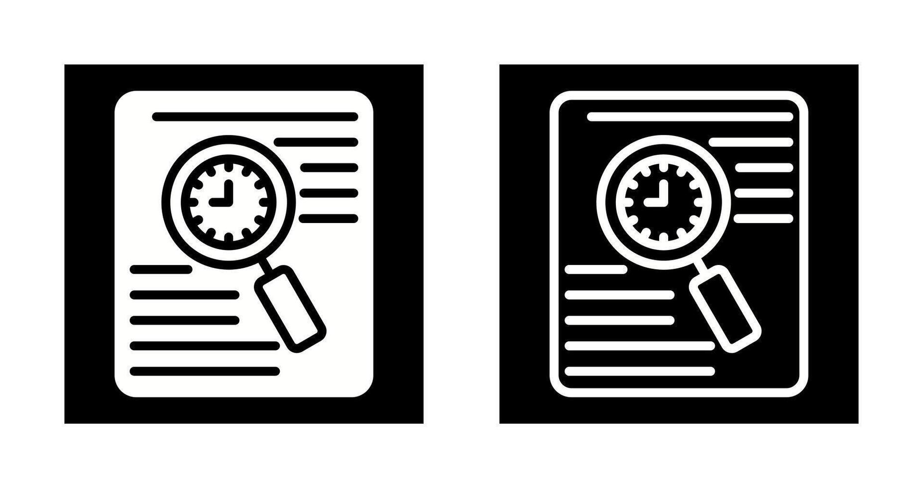 Document Tracking Vector Icon