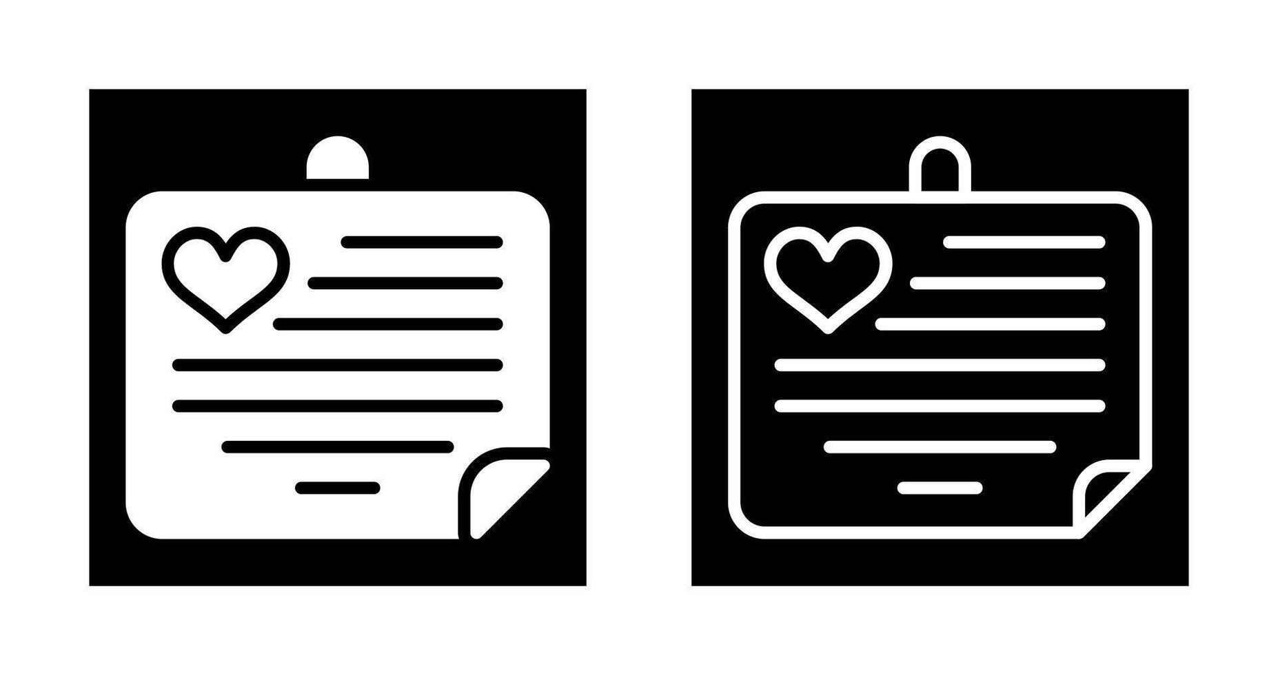 Love notes Vector Icon