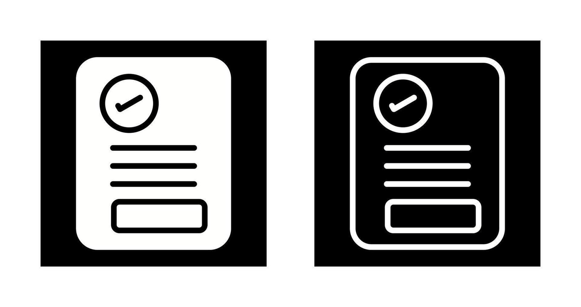 Document Approval Vector Icon