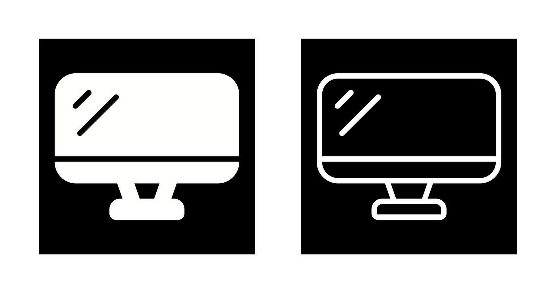 Monitor Vector Icon