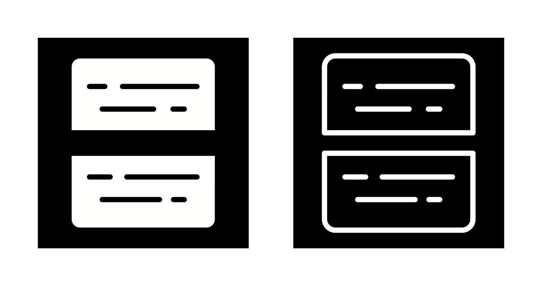 Document Split Vector Icon