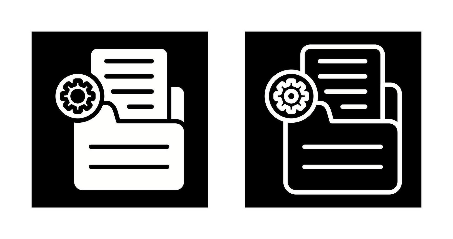 Document Settings Vector Icon