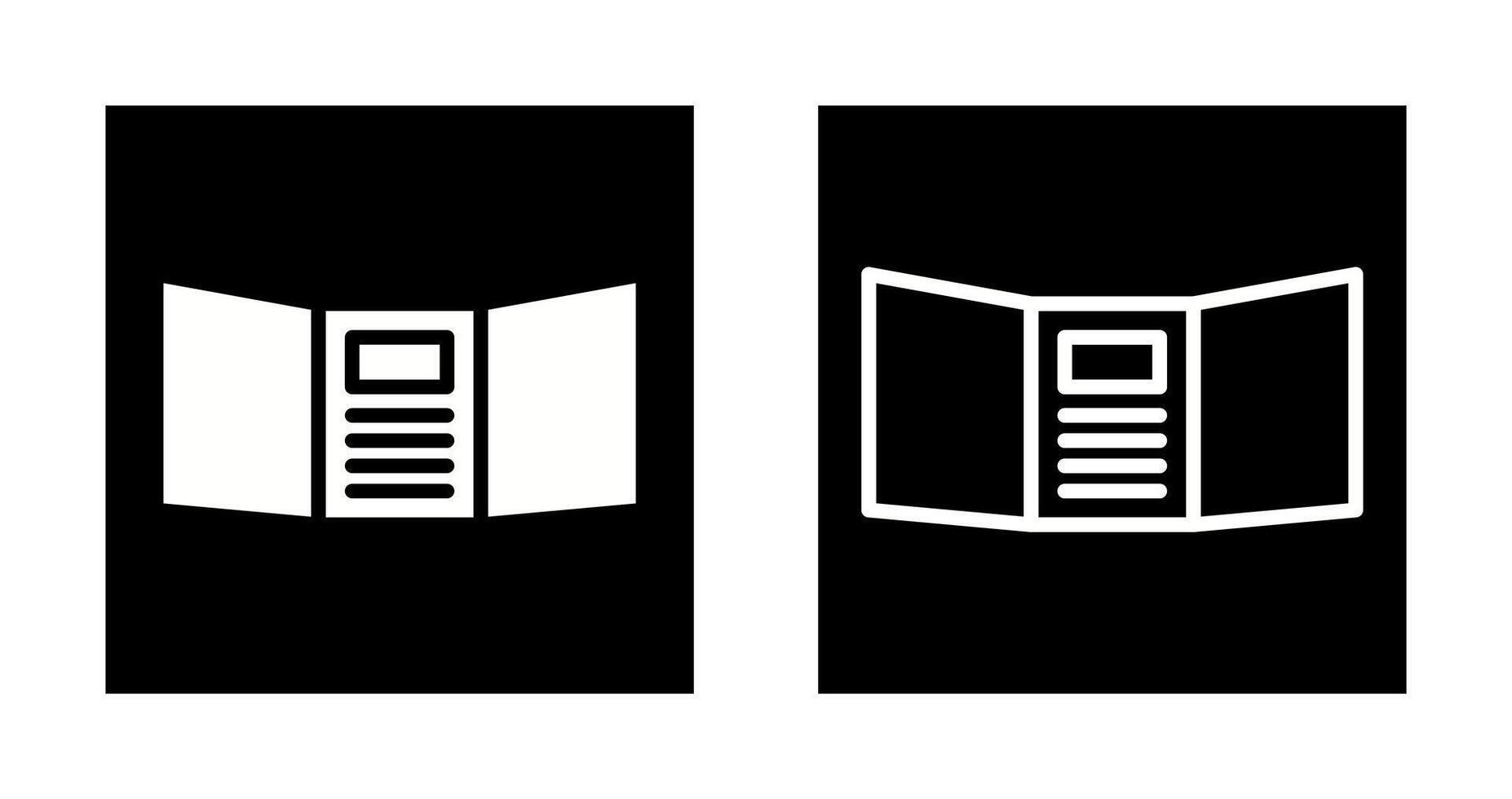 Triptych Vector Icon