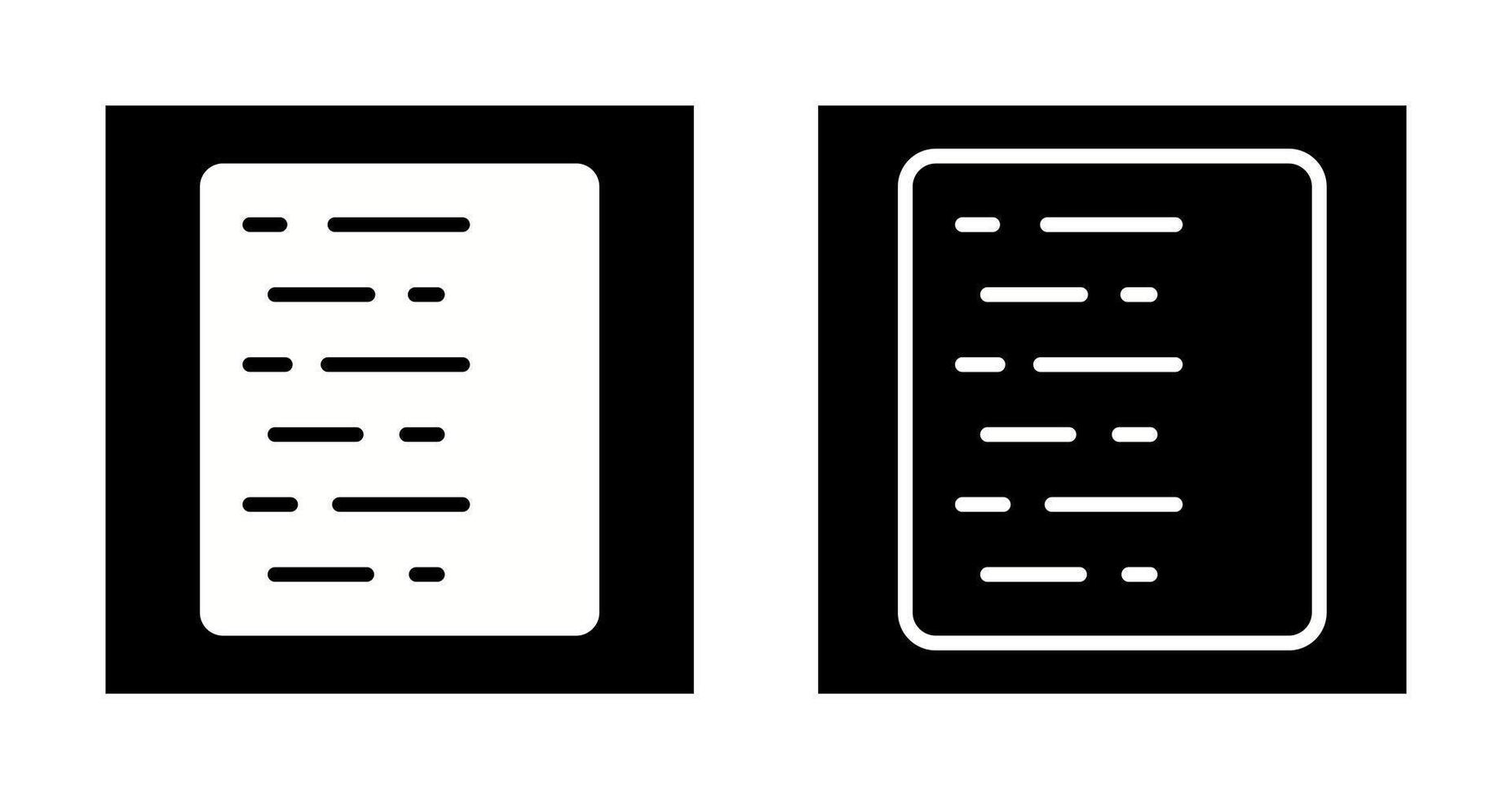 Document Align Left Vector Icon