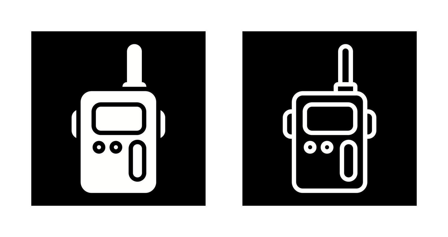 Emergency radio Vector Icon