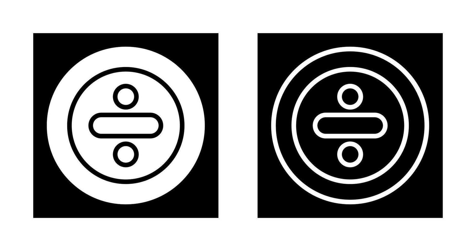 Division Vector Icon